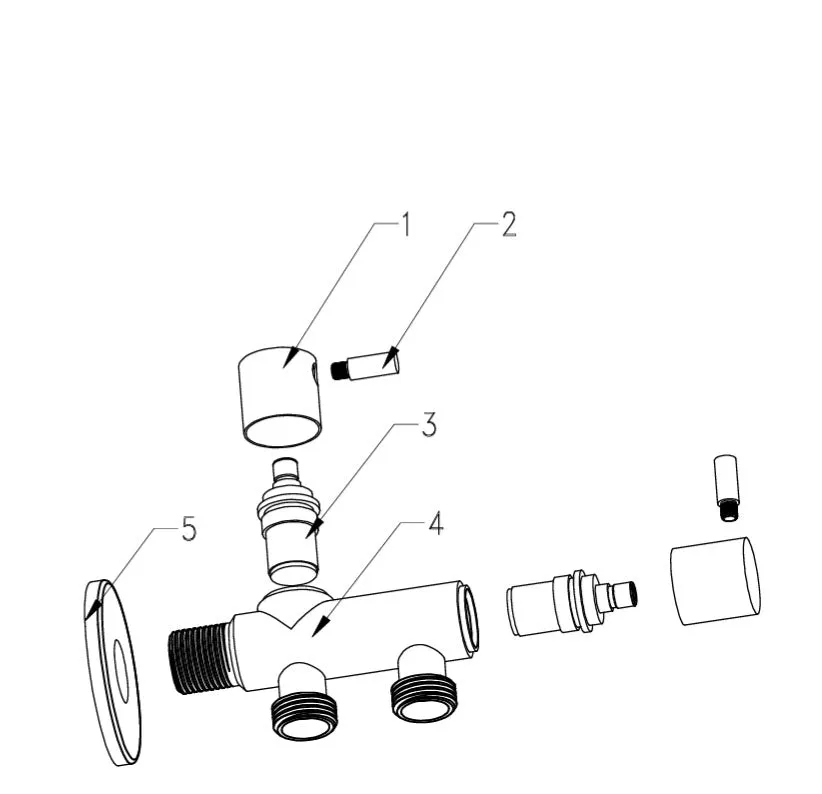 TH-S6 - Hydrosmith Series Double Angle Valve