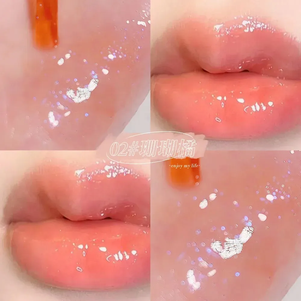 Toleet Christmas Thanksgiving gifts Winter Makeup Ideas Makeup Lip Gloss Moisturize Transparent Liquid Lipstick Gloss Bomb Universal Lip Luminizer Glitter Plump High-shine Lip Gloss