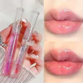 Toleet Christmas Thanksgiving gifts Winter Makeup Ideas Makeup Lip Gloss Moisturize Transparent Liquid Lipstick Gloss Bomb Universal Lip Luminizer Glitter Plump High-shine Lip Gloss