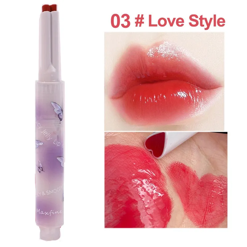 Trendy  Love Shape Waterproof Non-stick Lip Gloss Pen