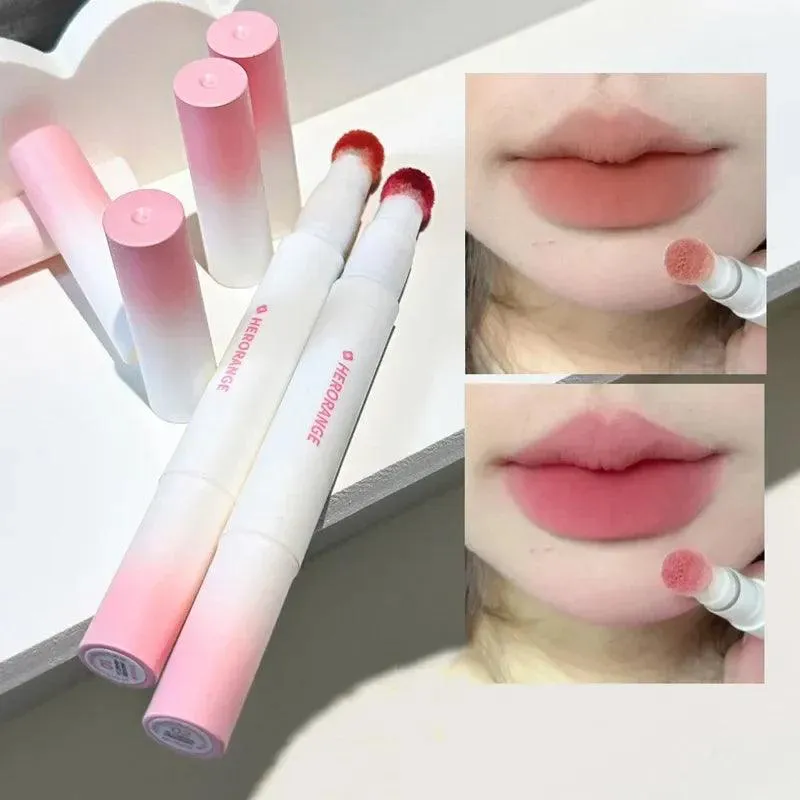 Velvet Matte Lipstick & Blush Duo: Hydrating Formula for Flawless Beauty